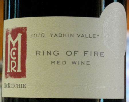 Ring of Fire Wine by McRitchie Winery